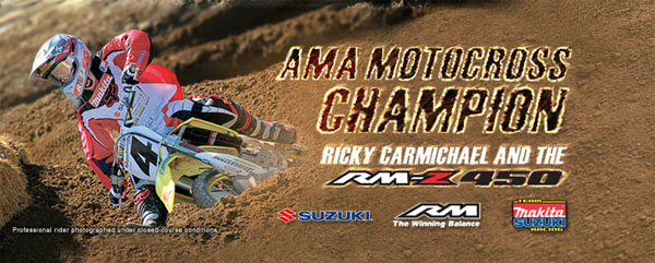 Мотоцикл, выигравший Чемпионат по Мотокроссу: RM-Z450